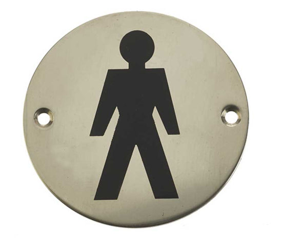 Stainless Steel Male Symbol