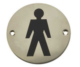 Stainless Steel Male Symbol