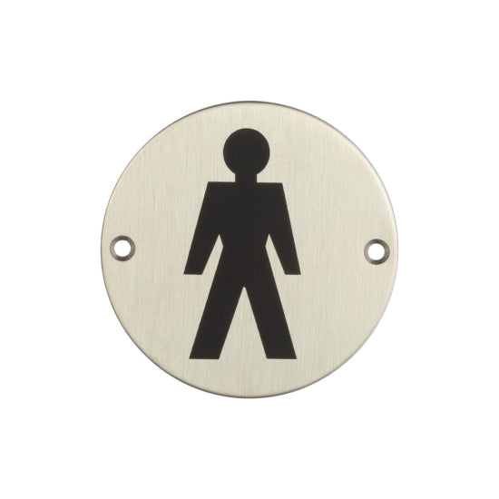 Stainless Steel Male Symbol