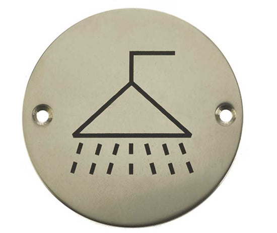 Stainless Steel Shower Symbol
