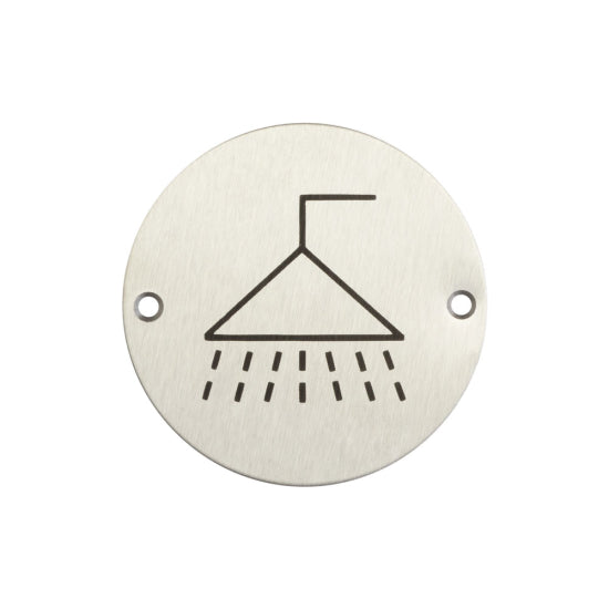 Stainless Steel Shower Symbol