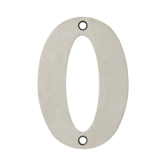 Numerals Satin Stainless Steel Finish