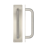 Stainless Steel Pull Handles w/ Plate