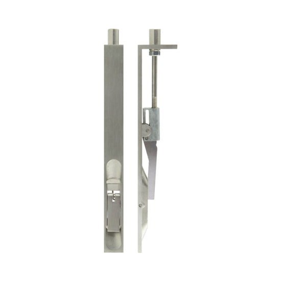 Stainless Steel Lever Action Flushbolts Square & Radiused Forend