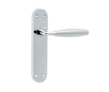 Stylo Suite Door Handle on Polished Chrome/Satin Chrome