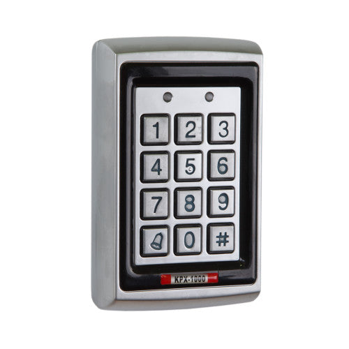 Keypad with Electroplated Anti Vandal Case (Proximity Reader) - External if used with Rainshield