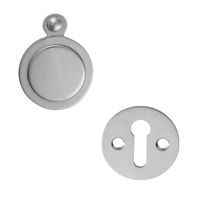 Victorian Open & Closed Escutcheon