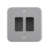 Metal Clad Grid Faceplate with Back Box