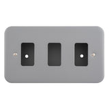 Metal Clad Grid Faceplate with Back Box