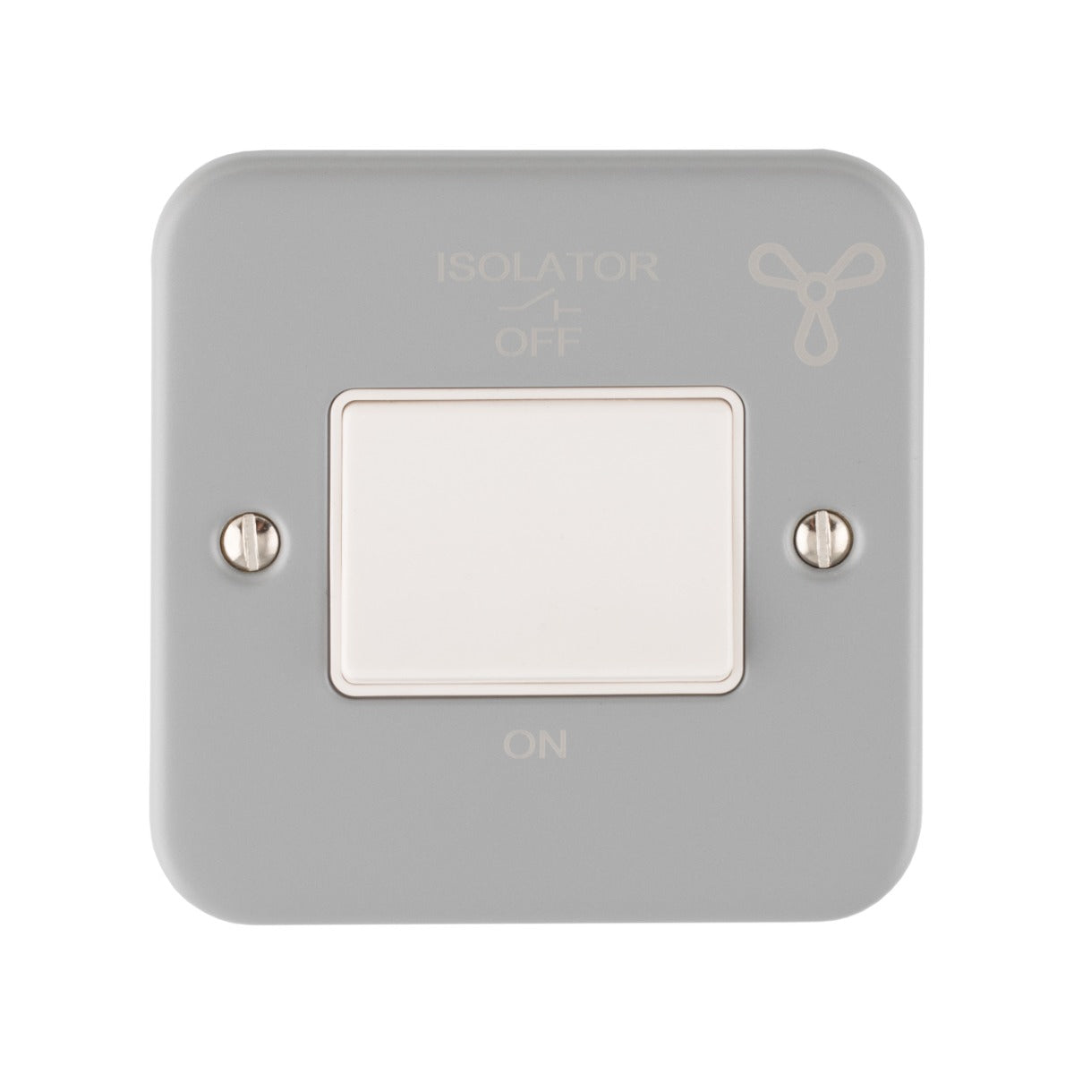 Metal Clad 10Amp Fan Isolator Switch
