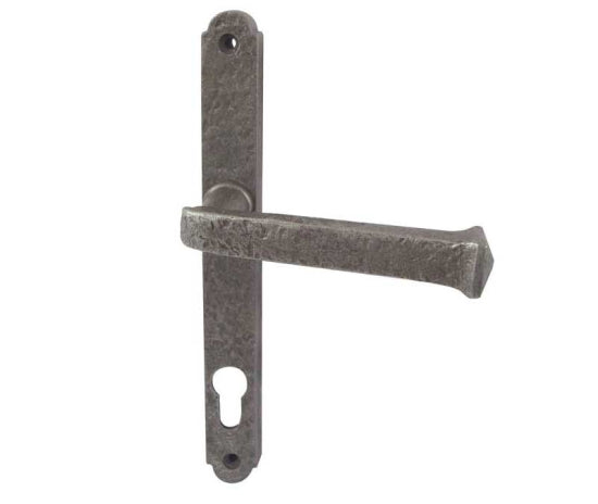 Antique Narrow Plate locksets 92mm Centres