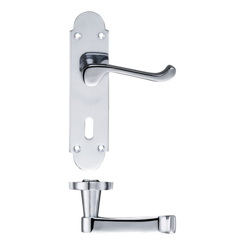 Project Oxford lever on lock backplate - 168mm x 42mm
