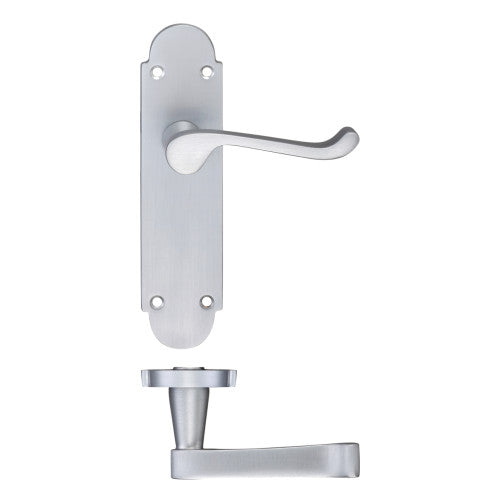 Project Oxford lever on latch backplate - 168mm x 42mm