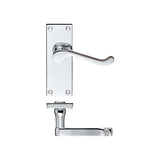 Project Victorian scroll lever on latch backplate - 114mm x 40mm