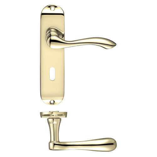 Project Arundel lever on lock backplate - 175mm x 42mm
