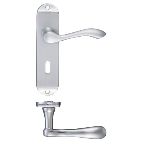 Project Arundel lever on lock backplate - 175mm x 42mm