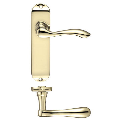 Project Arundel lever on latch backplate - 175mm x 42mm