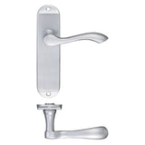 Project Arundel lever on latch backplate - 175mm x 42mm