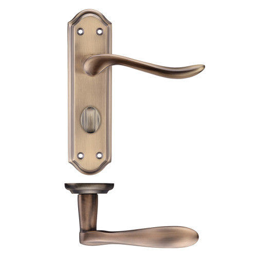 Project Lincoln lever on bathroom backplate