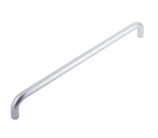 Aluminium 19mm D Shape Pull Handle Bolt Through Fixing F2 Finish