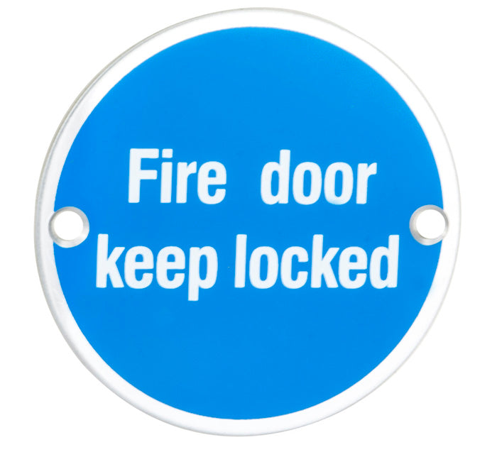 Fire Door Keep Locked Symbols