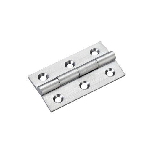 Solid drawn brass butt hinge - 50 x 28 x 1.5mm
