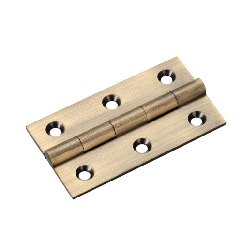 Solid drawn brass butt hinge - 64 x 35 x 2mm