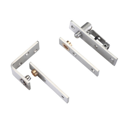 Square pivot hinge set