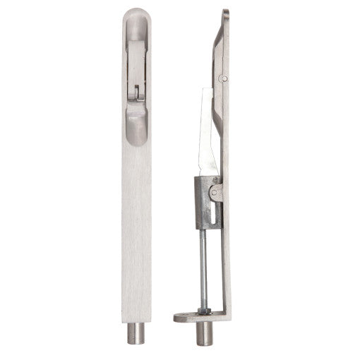 Lever action flush bolt - 20 x 200mm - radius