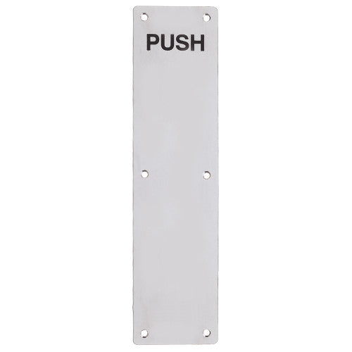 Finger Plate - Push (Radius) 75mm x 650mm