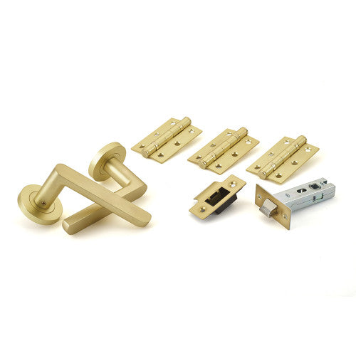 Zoo Hardware Valencia Lever Complete Door Latch Pack