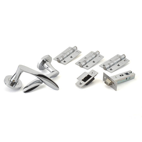 Zoo Hardware Merida Lever Complete Door Latch Pack