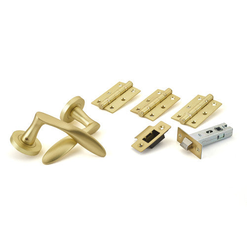 Zoo Hardware Merida Lever Complete Door Latch Pack