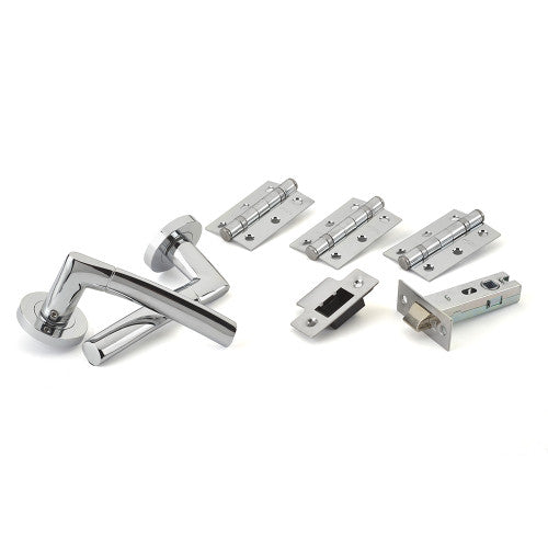 Zoo Hardware Andorra Lever Complete Door Latch Pack