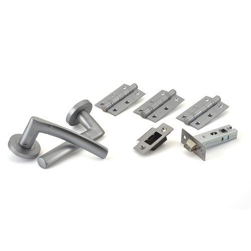 Zoo Hardware Andorra Lever Complete Door Latch Pack