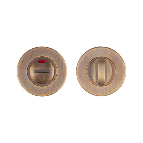 Turn and Release with Indicator complete with escutcheon and 5mm spindle - 52mm Rose - Grade 201