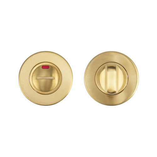Turn and Release with Indicator complete with escutcheon and 5mm spindle - 52mm Rose - Grade 201