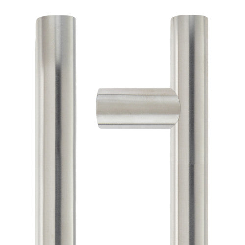 22mm Guardsman Pull Handle - 300mm - Grade 201 - Bolt Through Fixings
