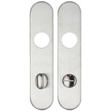 Radius Cover plate for 19 mm and 22mm RTD Lever on Backplate - Din Bathroom/78mm Centres