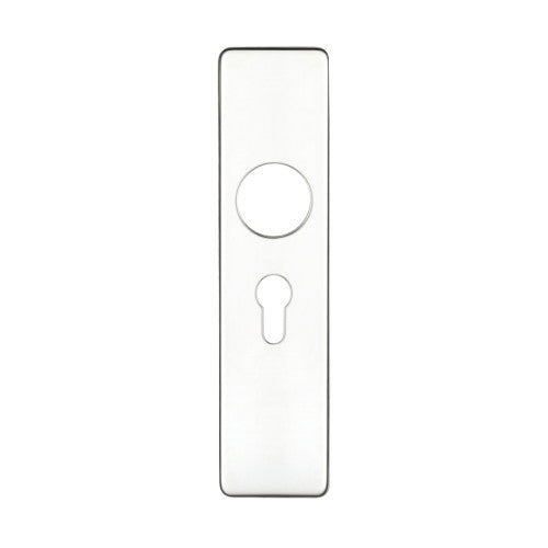 Cover plate for 19 mm RTD Lever on Short Backplate - Euro Profile 47.5mm - 45mm x180mm PSS