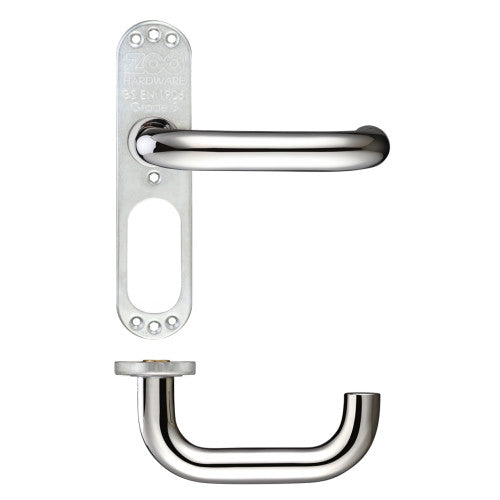 19mm Tubular Return to Door Lever on Inner Plate/Short Plate