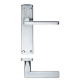 Leon lever on latch backplate