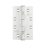 Slim Knuckle Bearing Hinge Stainless Steel - Grade 201 - 102 x 63 x 2.5mm