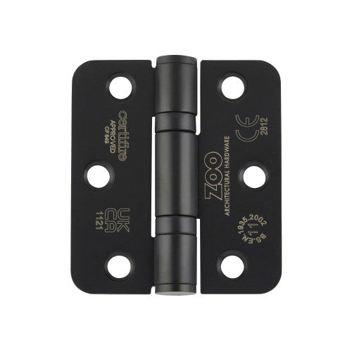 Grade 11 Ball Bearing Hinge Stainless Steel Radius - Grade 201 -76 x 67 x 2.5mm