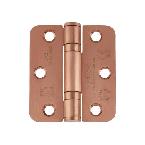 Grade 11 Ball Bearing Hinge Stainless Steel Radius - Grade 201 -76 x 67 x 2.5mm