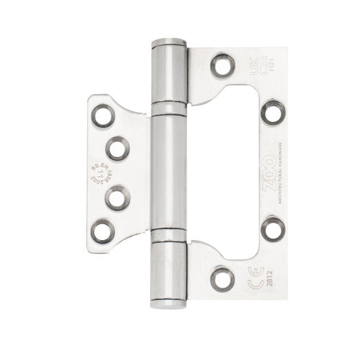 Grade 11 flush / interleaf hinge pair