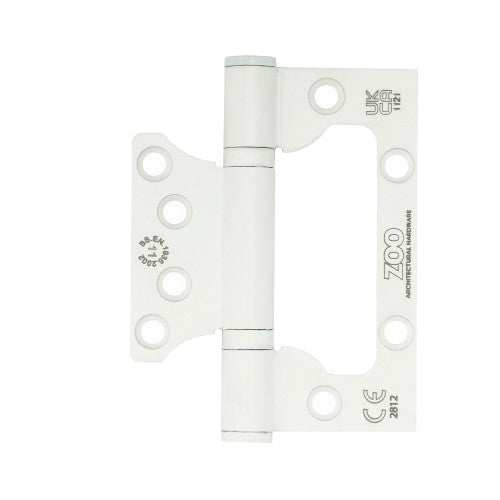Grade 11 flush / interleaf hinge pair