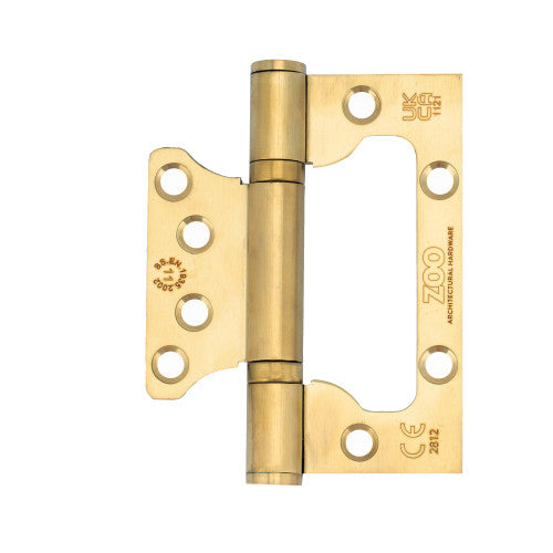 Grade 11 flush / interleaf hinge pair