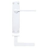 Leon lever on latch backplate