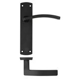 Toledo Lever on latch backplate